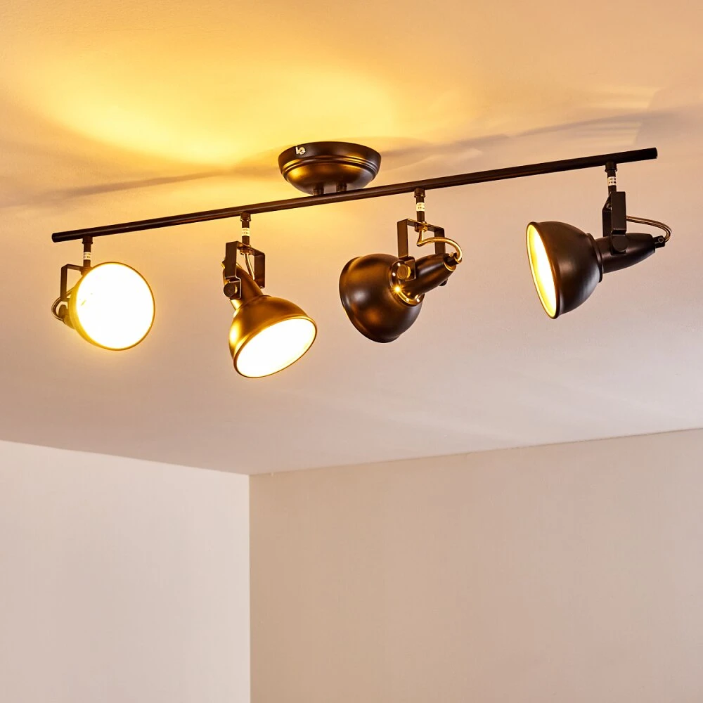 Tina Deckenleuchte Schwarz, 4-flammig 10 Tina Deckenleuchte Schwarz, 4-flammig – Bild 8