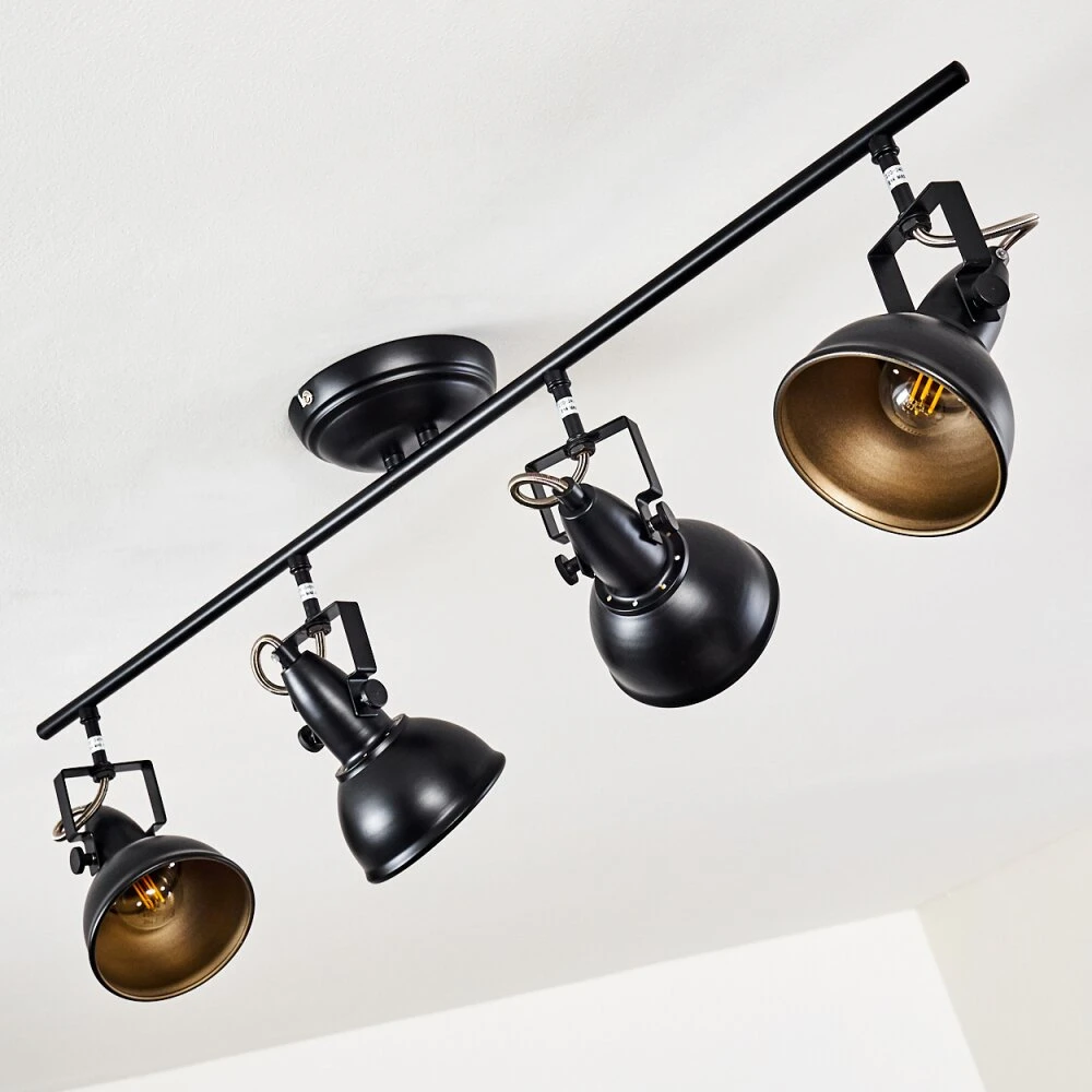 Tina Deckenleuchte Schwarz, 4-flammig 11 Tina Deckenleuchte Schwarz, 4-flammig – Bild 9