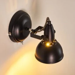 Tina Wandleuchte Schwarz, 1-flammig -Lampe Verkäufe tina wandleuchte h3013069 do4 12