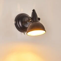 Tina Wandleuchte Schwarz, 1-flammig -Lampe Verkäufe tina wandleuchte h3013069 do4 16