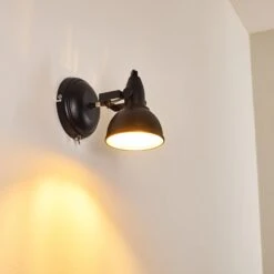 Tina Wandleuchte Schwarz, 1-flammig -Lampe Verkäufe tina wandleuchte h3013069 do4 2
