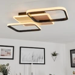 Tiutiella Deckenleuchte LED Braun, Holzoptik, Schwarz, 1-flammig -Lampe Verkäufe tiutiella deckenleuchte h3673287 10