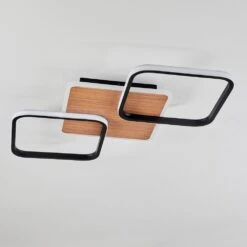 Tiutiella Deckenleuchte LED Braun, Holzoptik, Schwarz, 1-flammig -Lampe Verkäufe tiutiella deckenleuchte h3673287 7