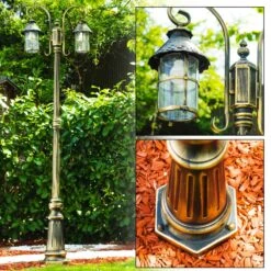 Tolep Kandelaber Schwarz-Gold, 2-flammig -Lampe Verkäufe tolep kandelaber 21682e bg 2