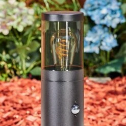 Tolsona Wegeleuchte Schwarz, 1-flammig, Bewegungsmelder -Lampe Verkäufe tolsona wegeleuchte h3647967 8