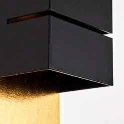 Tora Wandleuchte Schwarz-Gold, 1-flammig -Lampe Verkäufe tora wandleuchte h3013250 do4 10