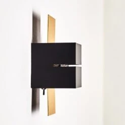 Tora Wandleuchte Schwarz-Gold, 1-flammig -Lampe Verkäufe tora wandleuchte h3013250 do4 16