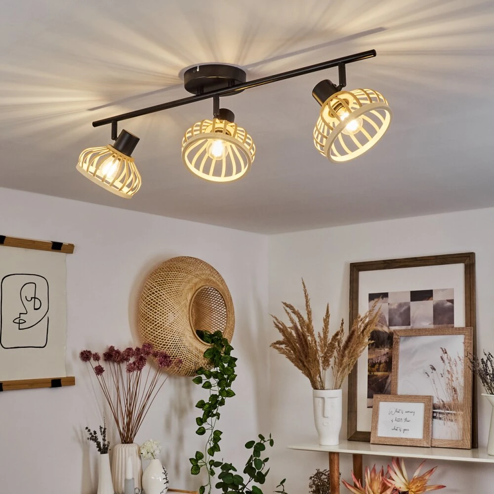 Totui Deckenleuchte Schwarz, 3-flammig 12 Totui Deckenleuchte Schwarz, 3-flammig – Bild 10