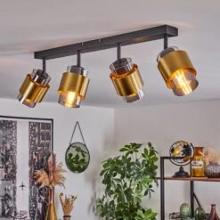 Traak Deckenleuchte Schwarz, 4-flammig -Lampe Verkäufe traak deckenleuchte h3667040 6