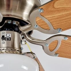 Trillo Deckenventilator Nickel-Matt, 1-flammig -Lampe Verkäufe trillo deckenventilator h3366530 10