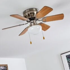 Trillo Deckenventilator Nickel-Matt, 1-flammig -Lampe Verkäufe trillo deckenventilator h3366530 11