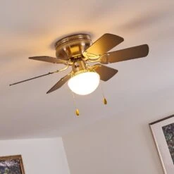 Trillo Deckenventilator Nickel-Matt, 1-flammig -Lampe Verkäufe trillo deckenventilator h3366530 3