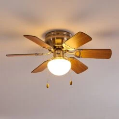 Trillo Deckenventilator Nickel-Matt, 1-flammig -Lampe Verkäufe trillo deckenventilator h3366530 6