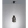 Trio Leuchten ONYX Pendelleuchte Anthrazit, 1-flammig