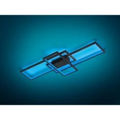 Trio Leuchten Thiago Deckenleuchte LED Anthrazit, 1-flammig, Fernbedienung, Farbwechsler -Lampe Verkäufe trio leuchten thiago deckenleuchte 652610342 3