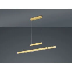 Trio Leuchten Trajan Pendelleuchte LED Messing, 3-flammig