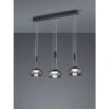 Trio Madison Pendelleuchte LED Schwarz, 3-flammig