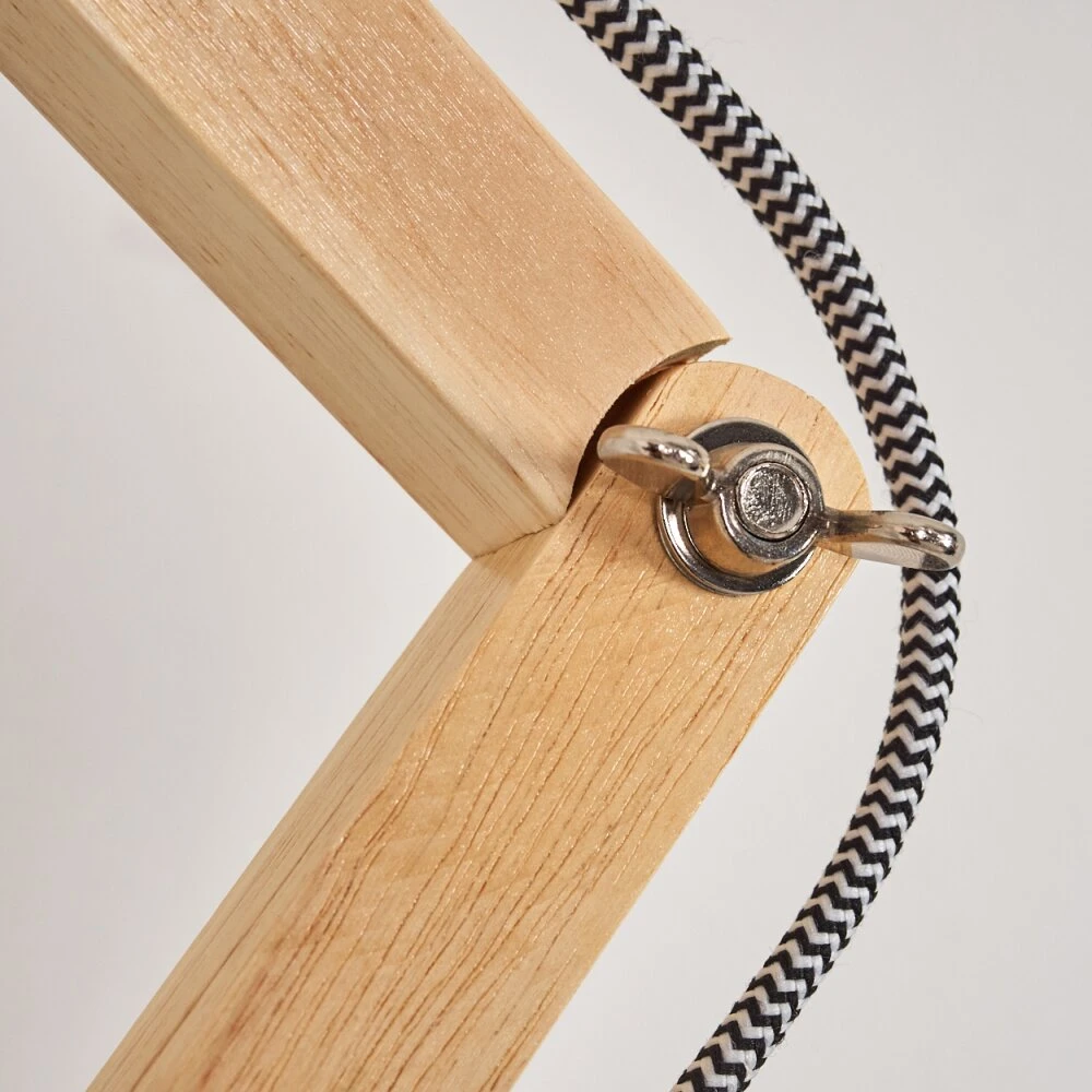 Tukchor Stehleuchte Naturfarben, Schwarz, 1-flammig 8 Tukchor Stehleuchte Naturfarben, Schwarz, 1-flammig – Bild 6