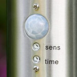 Tunes Wegeleuchte Edelstahl, 1-flammig, Bewegungsmelder -Lampe Verkäufe tunes wegeleuchte h165080 10