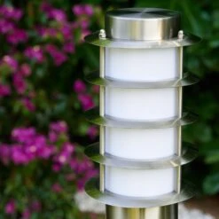 Tunes Wegeleuchte Edelstahl, 1-flammig, Bewegungsmelder -Lampe Verkäufe tunes wegeleuchte h165080 4