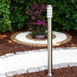 Tunes Wegeleuchte Edelstahl, 1-flammig, Bewegungsmelder -Lampe Verkäufe tunes wegeleuchte h165080 7