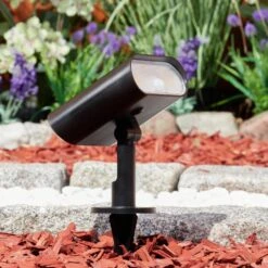 Usmagama Solar Gartenstrahler LED Schwarz, 1-flammig, Bewegungsmelder, Farbwechsler -Lampe Verkäufe usmagama solar gartenstrahler h3651919 6