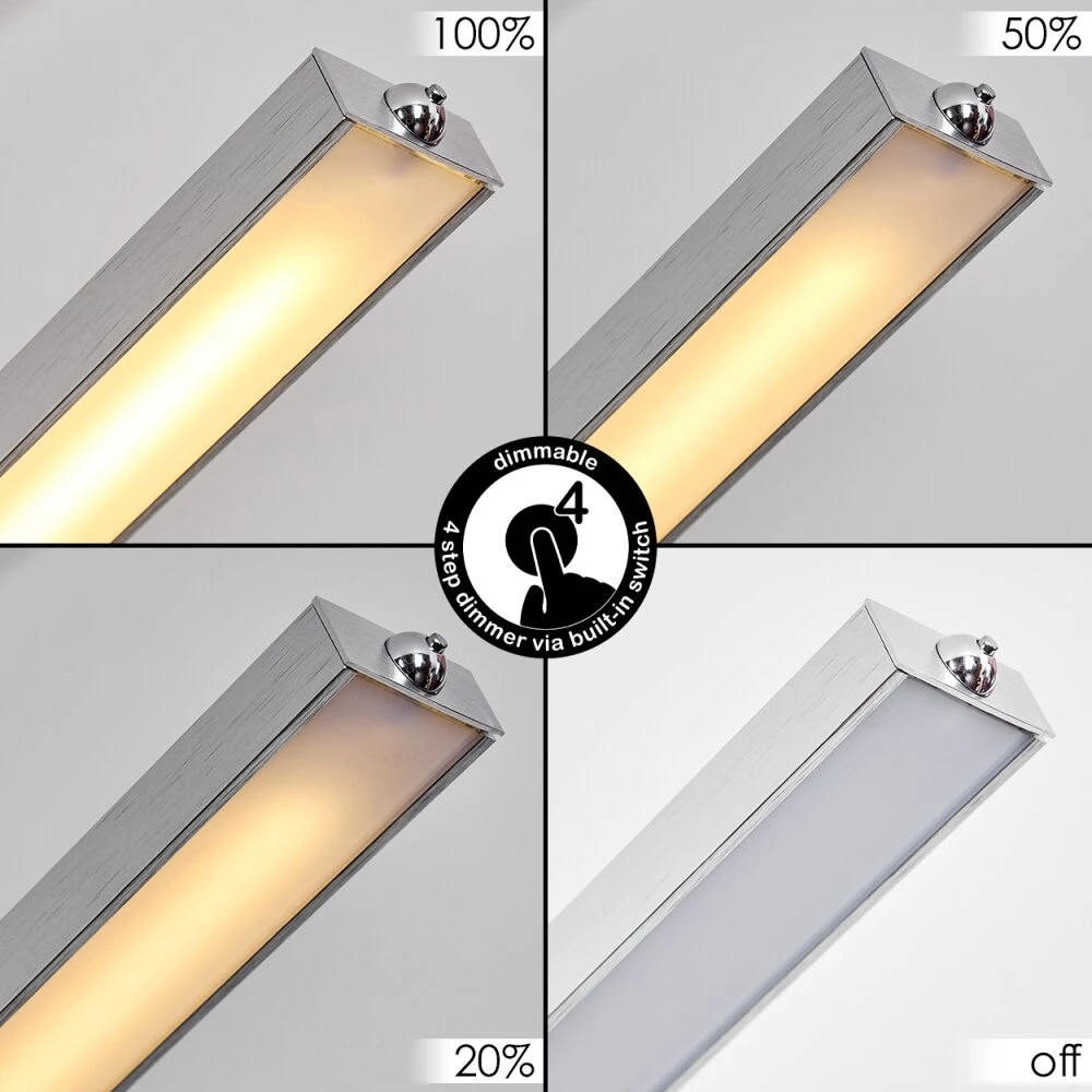 Uttorp Stehleuchte LED Silber, 1-flammig 4 Uttorp Stehleuchte LED Silber, 1-flammig – Bild 2