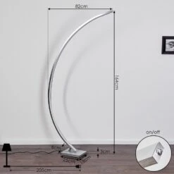 Uttorp Stehleuchte LED Silber, 1-flammig 17 Uttorp Stehleuchte LED Silber, 1-flammig -Lampe Verkäufe uttorp stehleuchte h3390511 3