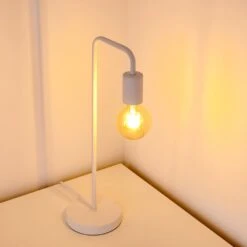 Valcolla Tischleuchte Weiß, 1-flammig -Lampe Verkäufe valcolla tischleuchte h3285282 do1 6