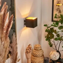 Varco Wandleuchte Schwarz, 1-flammig -Lampe Verkäufe varco wandleuchte h3617236 10