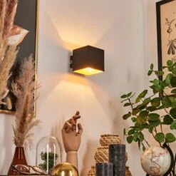 Varco Wandleuchte Schwarz, 1-flammig -Lampe Verkäufe varco wandleuchte h3617236 8