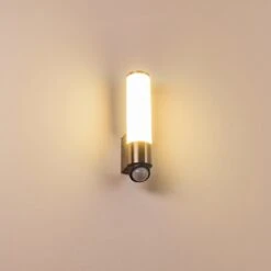 Vasön Außenwandleuchte LED Edelstahl, 1-flammig, Bewegungsmelder -Lampe Verkäufe vasoen aussenwandleuchte h3300411 do1 11