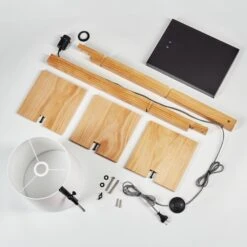 Venor Stehleuchte 28 Cm Braun, Naturfarben, Schwarz, 1-flammig -Lampe Verkäufe venor stehleuchte 28 cm h9019503 4