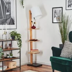 Venor Stehleuchte 28 Cm Braun, Naturfarben, Schwarz, 1-flammig -Lampe Verkäufe venor stehleuchte 28 cm h9019503 9