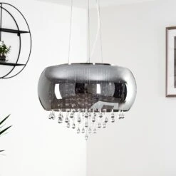 Ventspils Hängeleuchte Chrom, 5-flammig -Lampe Verkäufe ventspils haengeleuchte h3334744 4