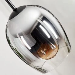 Vevino Hängeleuchte Glas 15 Cm Klar, Rauchfarben, 1-flammig -Lampe Verkäufe vevino haengeleuchte glas 15 cm h3707401 5