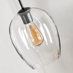 Vevino Hängeleuchte Glas 20cm Klar, 1-flammig -Lampe Verkäufe vevino haengeleuchte glas 20cm h3707425 10