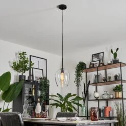 Vevino Hängeleuchte Glas 20cm Klar, 1-flammig -Lampe Verkäufe vevino haengeleuchte glas 20cm h3707425 8