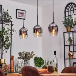 Vevino Pendelleuchte Glas 15 Cm Schwarz, 3-flammig -Lampe Verkäufe vevino pendelleuchte glas 15 cm h3746424 8