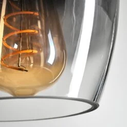 Vevino Pendelleuchte Glas 15cm Chrom, Klar, 5-flammig -Lampe Verkäufe vevino pendelleuchte glas 15cm h3782934 12