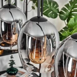 Vevino Pendelleuchte Glas 15cm Chrom, Klar, 5-flammig -Lampe Verkäufe vevino pendelleuchte glas 15cm h3782934 5