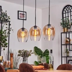 Vevino Pendelleuchte Glas 20 Cm Bernsteinfarben, Klar, 3-flammig 26 Vevino Pendelleuchte Glas 20 Cm Bernsteinfarben, Klar, 3-flammig -Lampe Verkäufe vevino pendelleuchte glas 20 cm h3746288 10