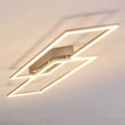 Veyrier Deckenleuchte LED Stahl Gebürstet, 2-flammig -Lampe Verkäufe veyrier deckenleuchte h3269329 do1 12