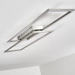 Veyrier Deckenleuchte LED Stahl Gebürstet, 2-flammig -Lampe Verkäufe veyrier deckenleuchte h3269329 do1 13