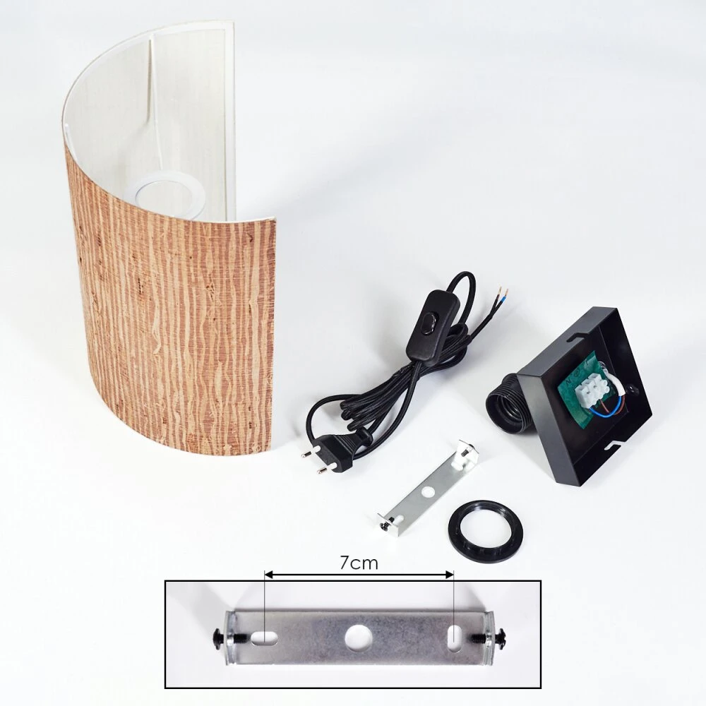 Viadores Wandleuchte Schwarz, Weiß, 1-flammig 7 Viadores Wandleuchte Schwarz, Weiß, 1-flammig – Bild 5