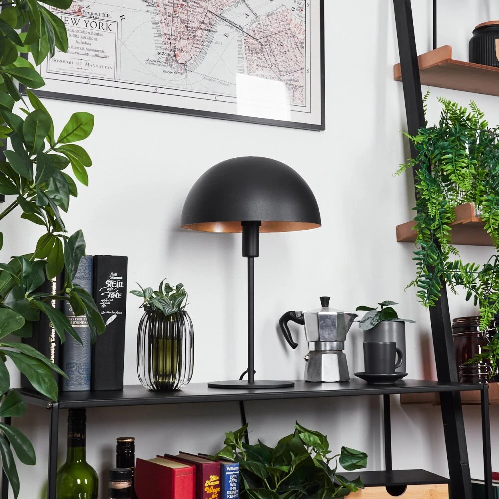 Vivian Tischleuchte Schwarz, 1-flammig 4 Vivian Tischleuchte Schwarz, 1-flammig – Bild 2