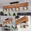 Vouhet Deckenleuchte Braun, Holzoptik, Schwarz, 4-flammig -Lampe Verkäufe vouhet deckenleuchte h3615744 0