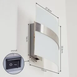 Wandlampe Avellino Chrom, Chrom Gebürstet, 1-flammig 17 Wandlampe Avellino Chrom, Chrom Gebürstet, 1-flammig -Lampe Verkäufe wandlampe avellino h167794 3