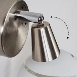 Warga Wandleuchte LED Nickel-Matt, 1-flammig -Lampe Verkäufe warga wandleuchte h3395219 5