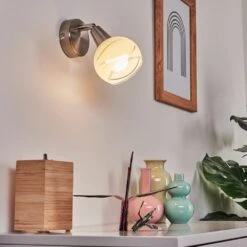 Warga Wandleuchte LED Nickel-Matt, 1-flammig -Lampe Verkäufe warga wandleuchte h3395219 8